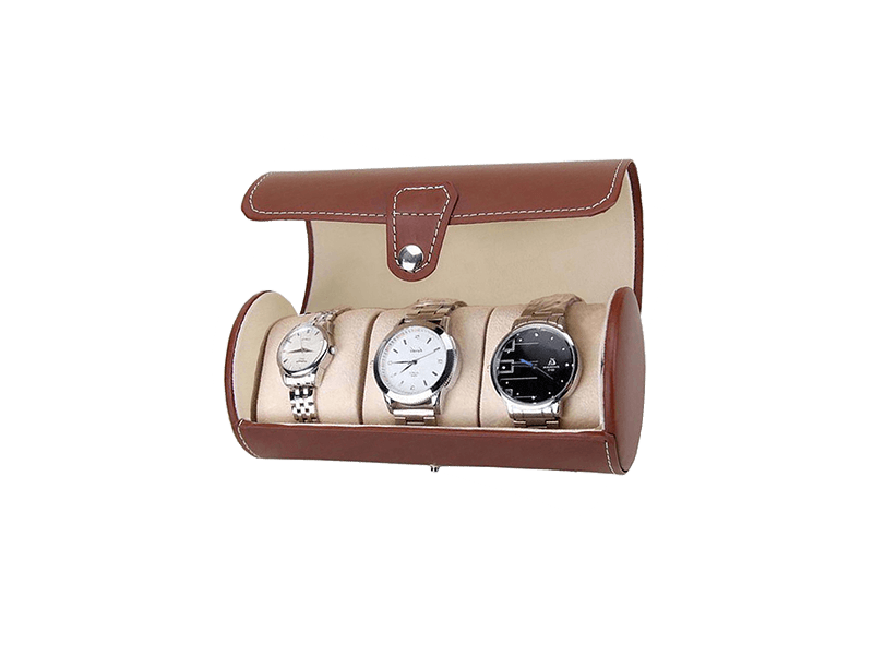 Leather watch box