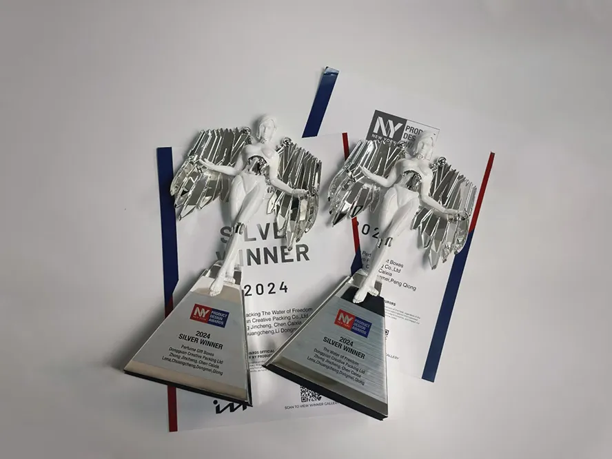 Dongguan Creative Packaging Co., Ltd. won the 2024 New York Product Design Silver Award!