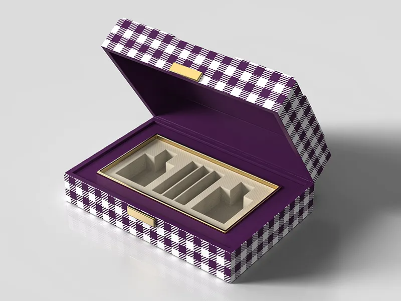 Custom Dreamy Grid Perfume Box