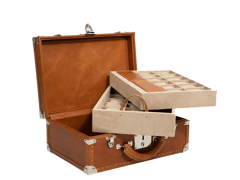 Leather watch box supplier