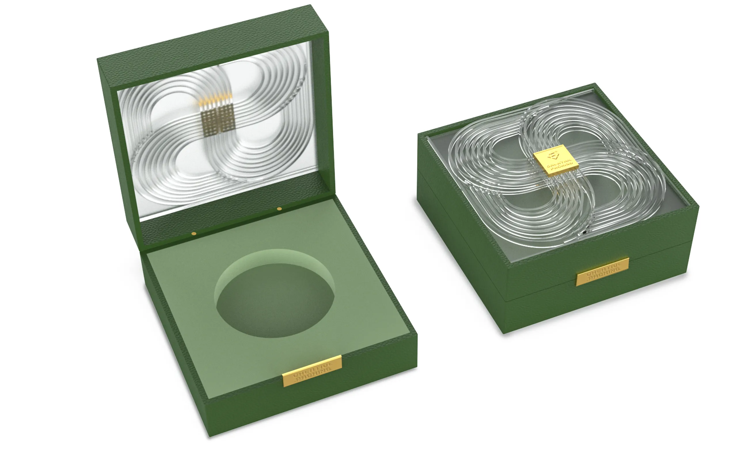 Luxury Leather Jewelry Box for Travel