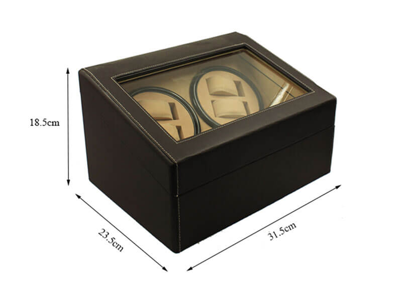 4+6 Automatic Motor Leather Watch Winder